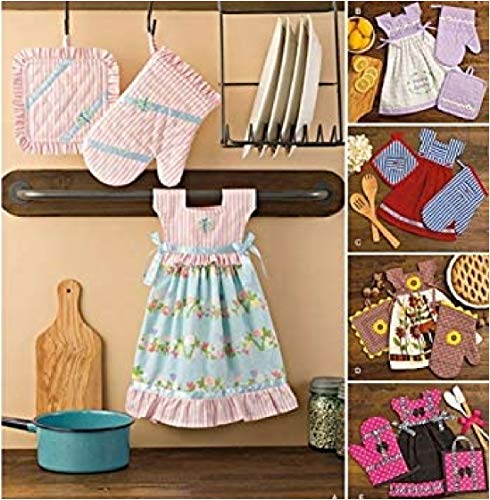 Simplicity Home Easy Sewing Pattern 8109 Towel Dresses, Pot Holders