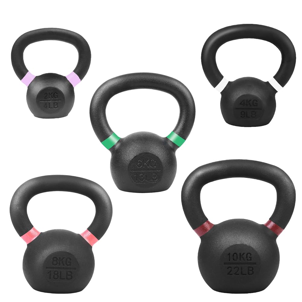 Cast Iron Kettlebell Weights, 2kg-40kg Singles & Sets