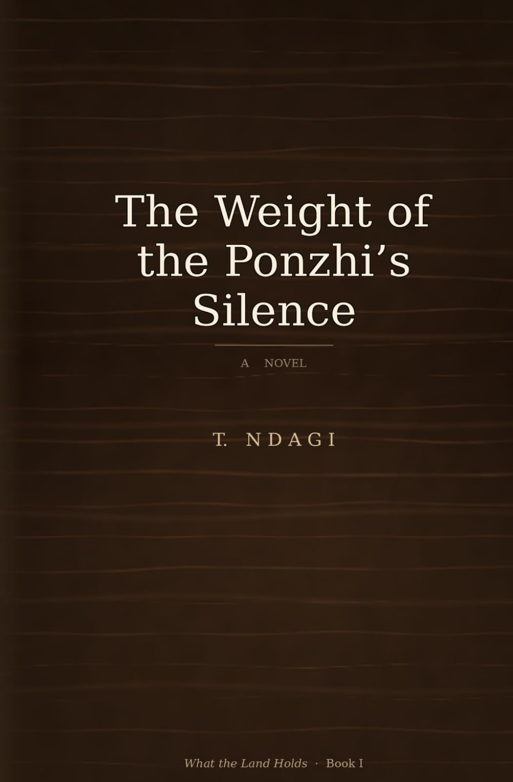 The Weight of the Ponzhi's Silence: A Novel (What the Land Holds)