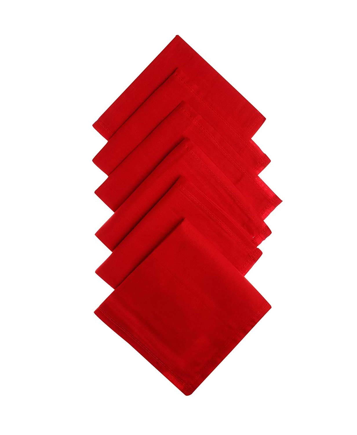 cotton 6 piece men's handkerchief set