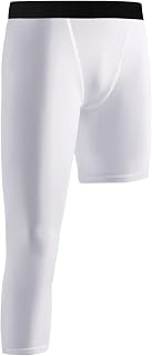 Valcatch 1/2 Pack Boys One Leg Compression Pants Base Layer Youth Kid Athletic Gym Sports Basketball Running Tights Leggings