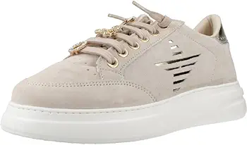 Deportivas Mujer C1307 Ante Ivory.