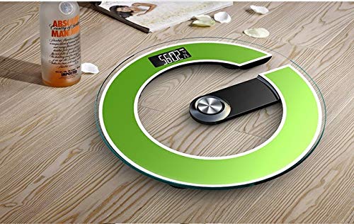 Digitale Personenwaage Runde Personenwaage Haushaltswaage Antirutschmatte Glaswaage Für Alle Elektronischen Waagen Geeignet,Grün