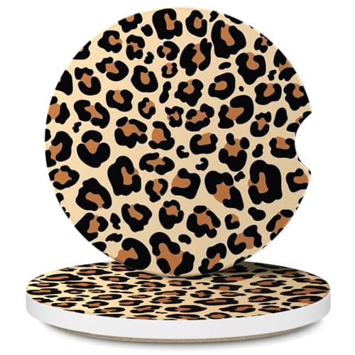 Portavasos Carro Cerámico Absorbente Leopard 2 Piezas miniatura 1