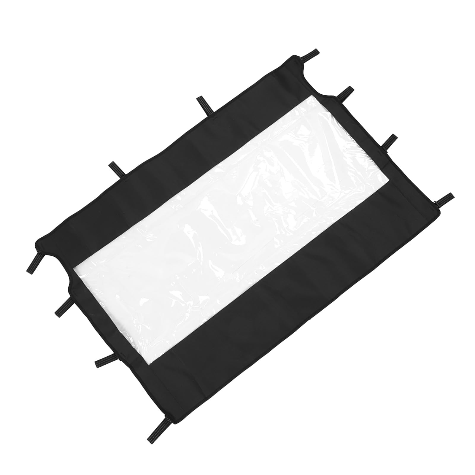 Jiawu Réglez à Rhino 450 660 700 UTV PVC Remplacement du Pare-brise Avant - Faire de la Vitre Arrière Transparente et Solide pour la commodité et le Confort