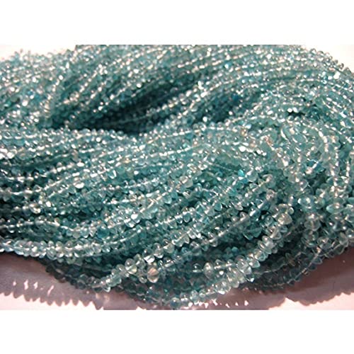 Apatite bleue néon naturelle 4mm pour fabriquer vos bracelets d'été bohèmes
