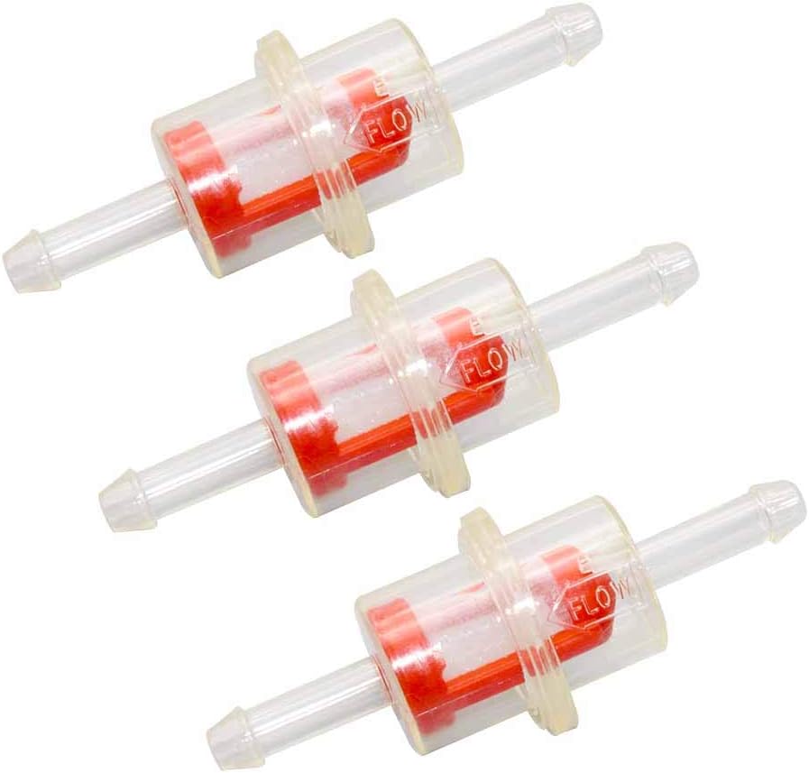 1/4” Universal Inline Fuel Filter for Arctic Cat 1000 450 500 550 650 700 Bearcat Jag Powder Pantera TRV Snowmobile Kawasaki Jet Ski 0510-335 0109-579 0470-988