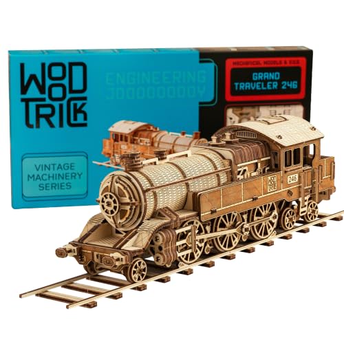 Wood Trick Grand Traveler 246 Steam Locomotive Wooden Model Kit