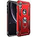 iPhone XR Case [ Military Grade ] 15ft. Drop Tested Protective Case | Kickstand | Compatible with Apple iPhone XR- Red