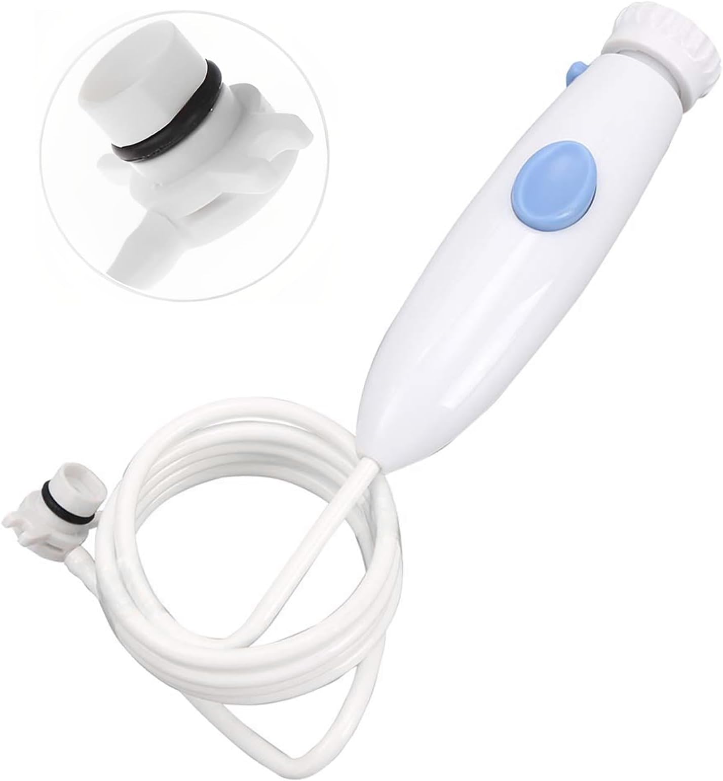 Oral Hygiene Accessories Water Hose Plastic Handle Compatible for Waterpik Oral Irrigator Wp-100 WP-900, Pack of 1 Handle/Hose (Pause Button)