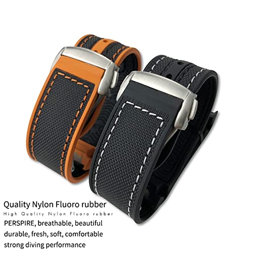 Bracelet en caoutchouc nylon 20mm, l'accessoire idéal de la Seamaster 300 - 4