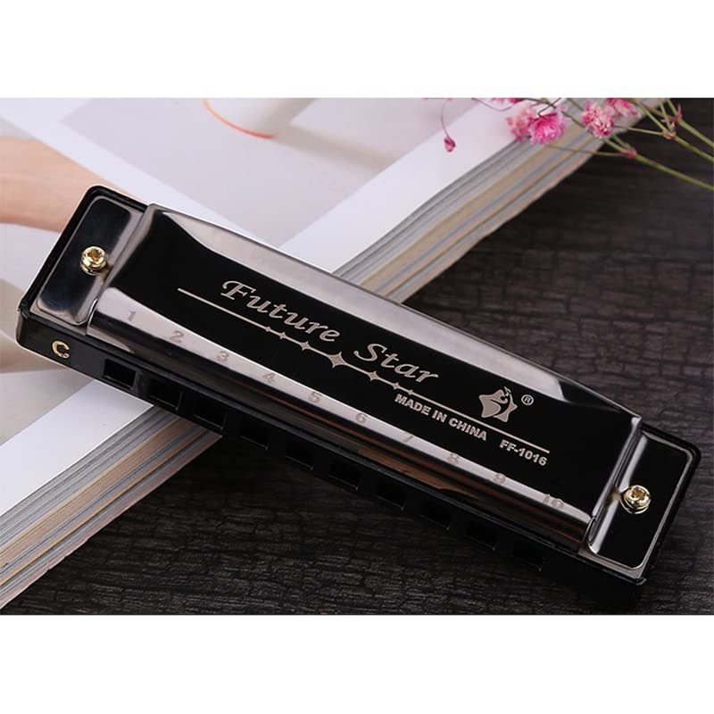 Harmonica Harmonica à 10 trous harpe orgue ARPA avec boîtier instrument grimpeur Organisation C Tone blues harmonica… - Les Beatles, Paul McCartney, John Lennon, RIngo Starr, George Harrison Harmonica Harmonica à 10 trous harpe orgue ARPA avec boîtier instrument grimpeur Organisation C Tone blues harmonica…