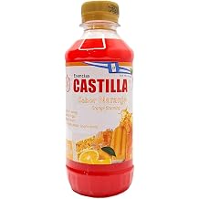 CASTILLA Sugar Free Orange Flavor Concentrate, 8.5 oz, Pack of 2