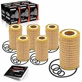 A-Premium 6-PC 10K Miles Protection Oil Filter Compatible with Mercedes-Benz