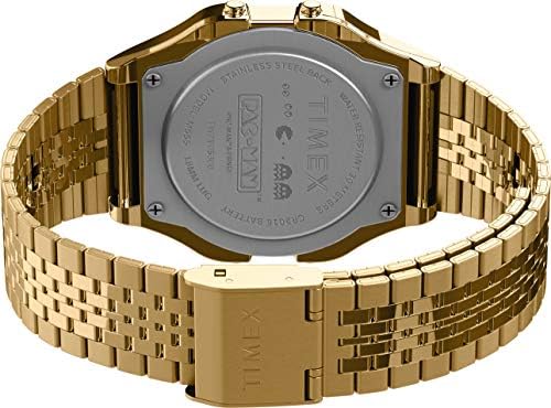 TIMEX Relógio x PAC-MAN T80 34 mm, Pac-MAN Amz - ouro, Cronógrafo