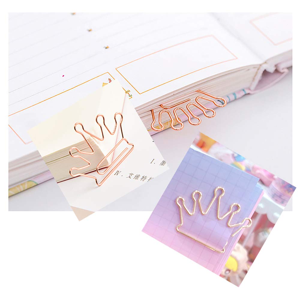 Marooma 50Pcs Gold Sakura Shaped Paper Clips, Unique, Cute - View #10