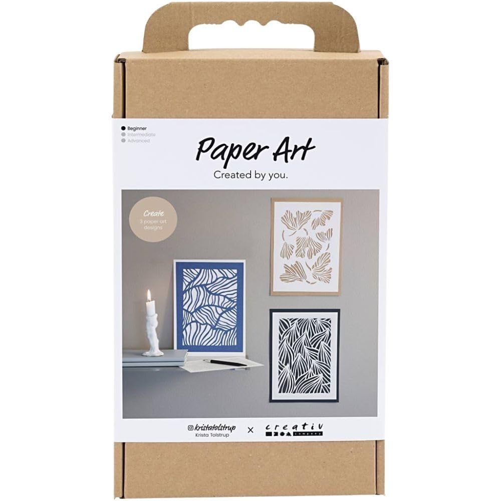 Creative Craft Kit Paper Art, Off White, 1 Pack, Mulricolour
