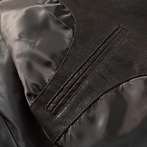 Image of FLAVOR Men's Real Leather Blazer Classic Leather Jacket
