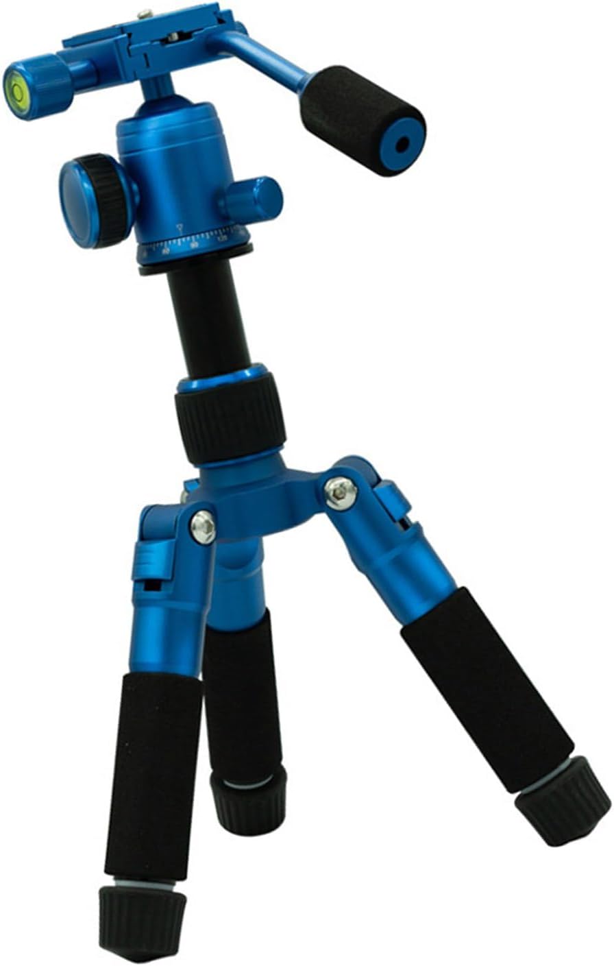 20Inch Desktop Small Tripod 360 Degree Rotation Head Lightweight Aluminum for DSLR Cameras Video Recorders and Phones Adjustable Tripod Stand