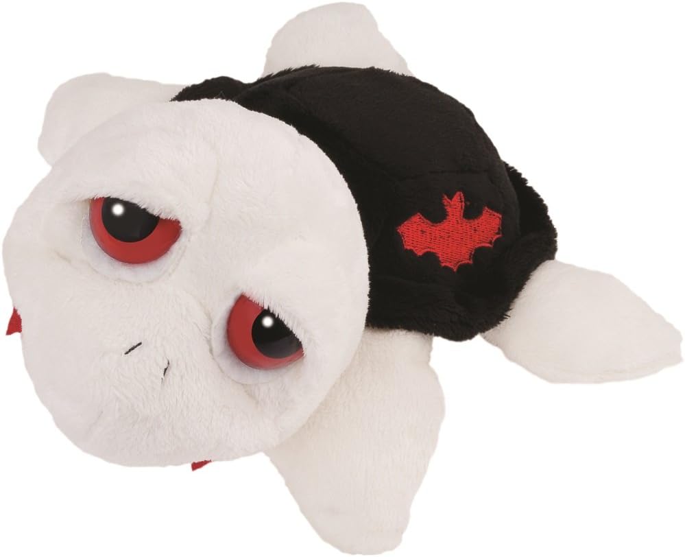 Li'l Peepers Turtles - 'Vlad' the Vampire medium white & black Turtle, by Suki Gifts