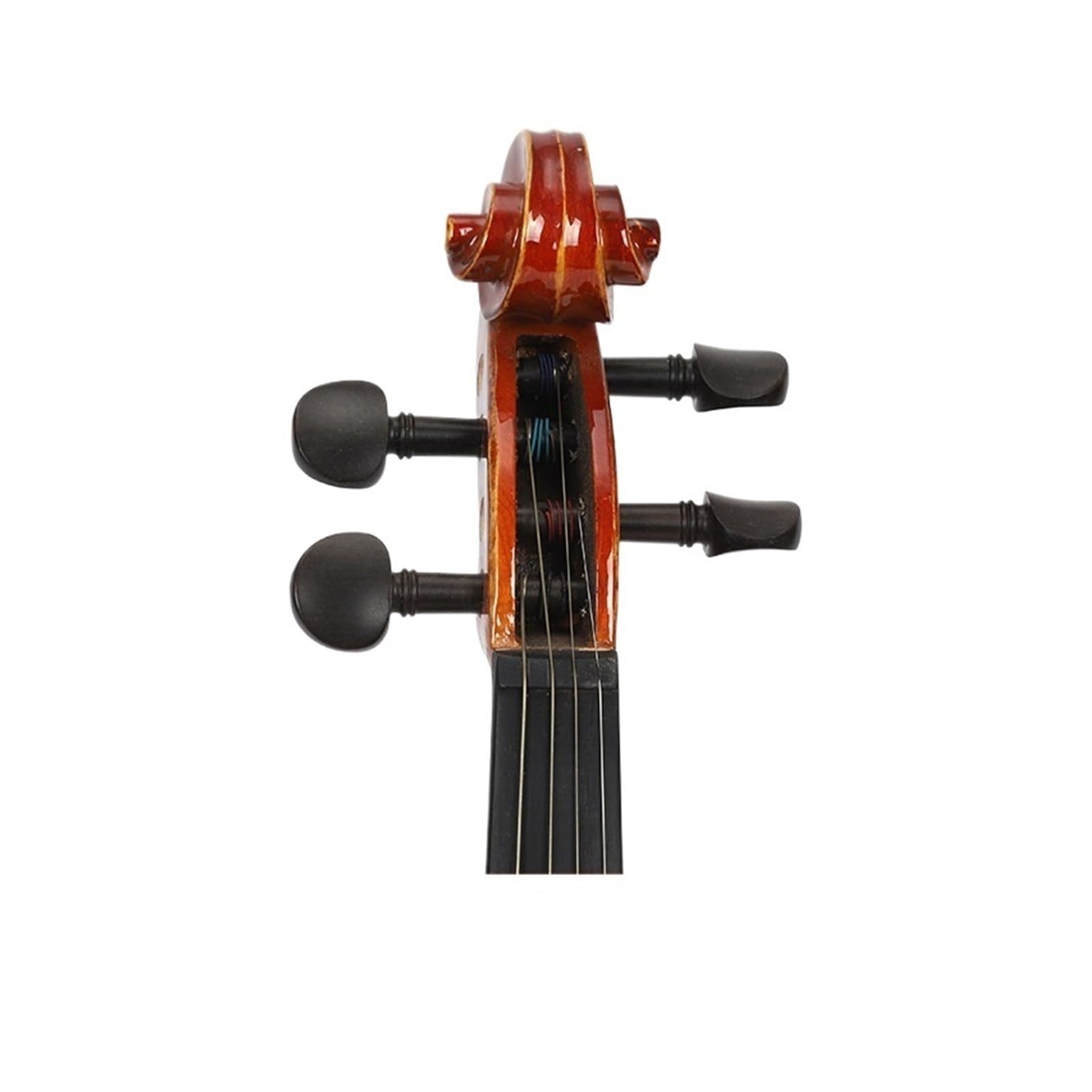 Violín De Práctica Para Adultos Con Patrón Artesanal Brillante De Madera Maciza Instrumento De 1/8 Instrumento De Violín(3/4)