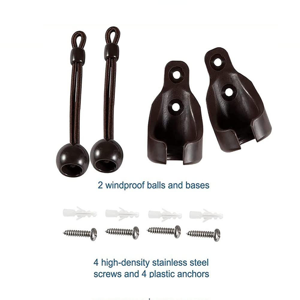 Universal Replacement Mounting Brackets For Roller Blinds (Top Rail...