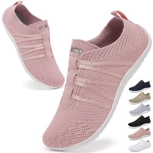 Wizshoe Barefoot Homme Femme Chaussures Pieds Nus d’été Basket Confortable Slip on pour Sneakers Respirant Légères Sport Shoe Casual Fitness Chaussons...