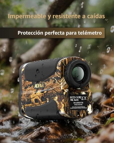 Miniatura 5 de Aofar Hx-700n Telemetro Caza Golf 700 Yards, Modo De Medición De Rango Y Velocidad, Precisión 1yd, 6x Aumento Batería Gratis,Bolsa Protectora, Range Finder