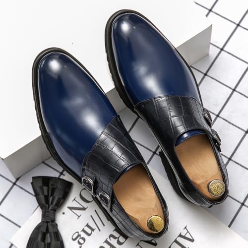 Mocasines para hombre de gala estilo formal elegante con punta redonda 2