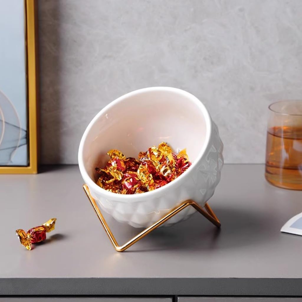 Generico Bandejas de joyería de cerámica para Mesa de Entrada, Bandeja Decorativa para Mesa de Centro, decoración del hogar, Porche, Oficina, Almacenamiento, Adornos, Llaves, teléfono, Mone