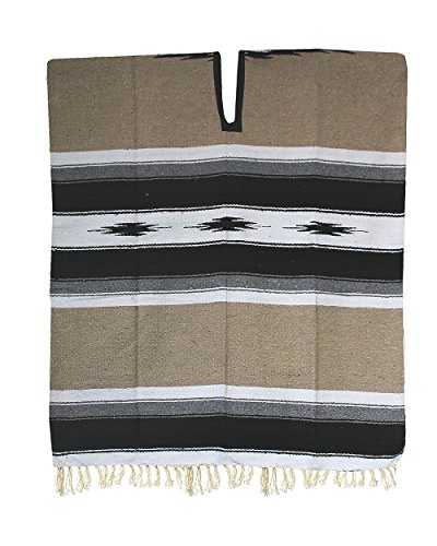 Image of Del Mex Mexican Diamond Woven Eastwood Poncho