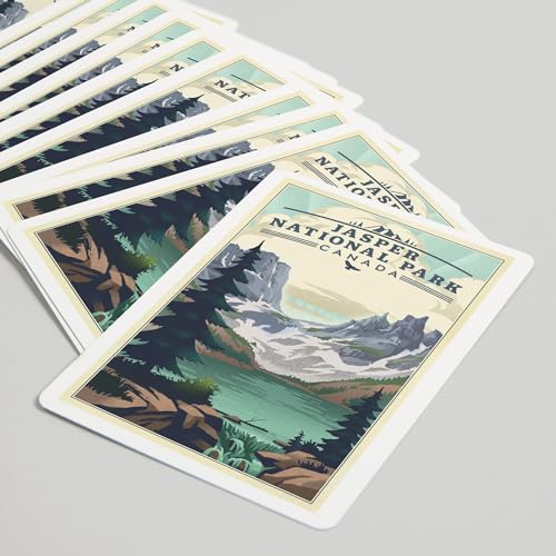 Baraja de Poker con 52 Cartas, Tema Canadá Jasper miniatura 5