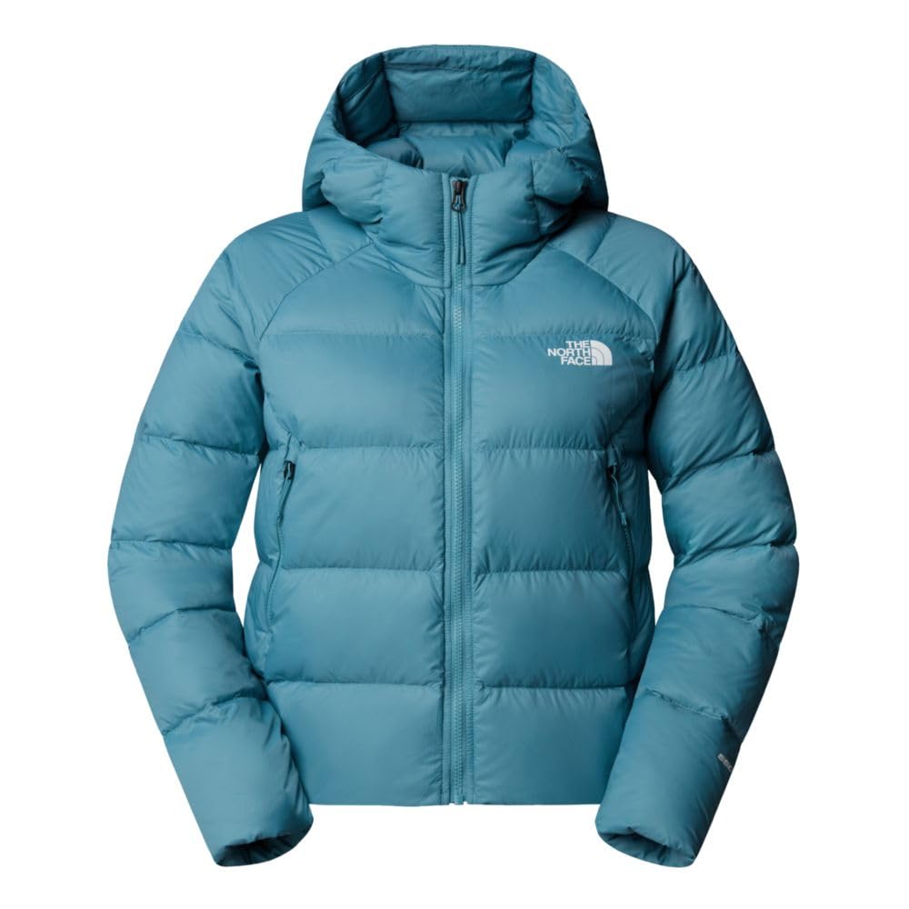 The North Face Women's Hyalite Down Hoodie Jacket, Algae Blue, XL