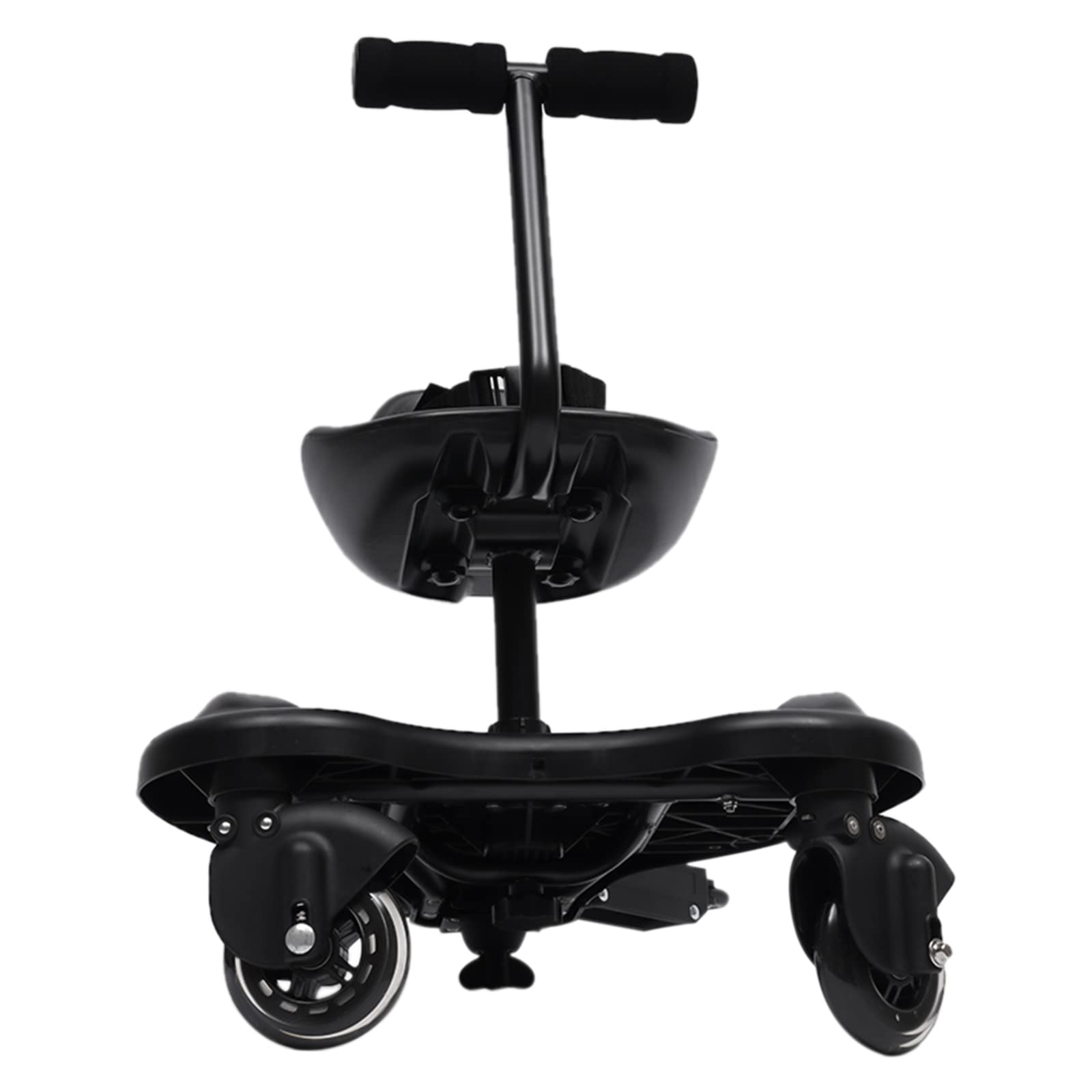 Universal Stroller Board, 2in1 Sit and Stand Stroller Glider Board, Max Load 25kg Glider Board Baby Stroller, Kid Board Buggy Wheeled Board w/Seat