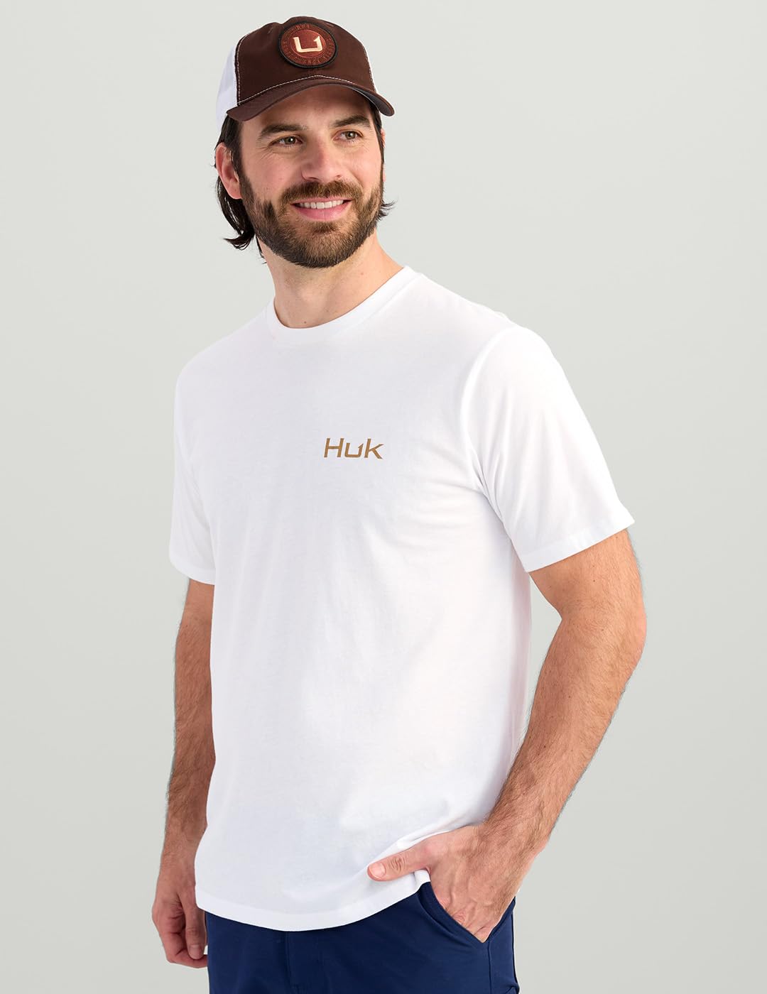 HUK Mens Performance Fishing Logo Tee, Short Sleeve T-Shirt for Men - 3