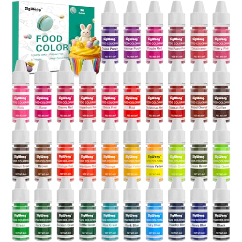 Food Coloring - 36 Color Concentrated Liquid Food...