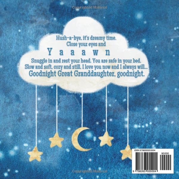 Goodnight Great Granddaughter: A Heartwarming Bedtime Story for Great Granddaughters with Gentle Rhymes, Cozy Nighttime Imagery, and a Loving Great ... Perfect for Babies, Toddlers, and Young Girls - Image 2