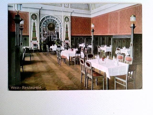Bad Oeynhausen, Kurhaus, Wein-Restaurant, farbig, Ansichtskarte, ungelaufen, ca. 1910