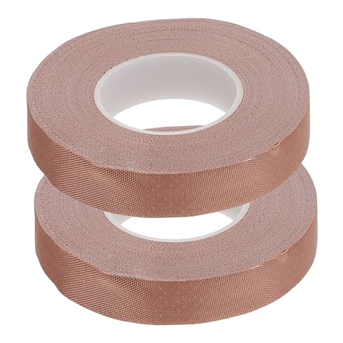 WEKADRIN 2個 古筝ピパ用通気性指保護テープ 高耐久粘着性シルク素材 演奏時の快適さと爪保護に適した専門用アクセサリー