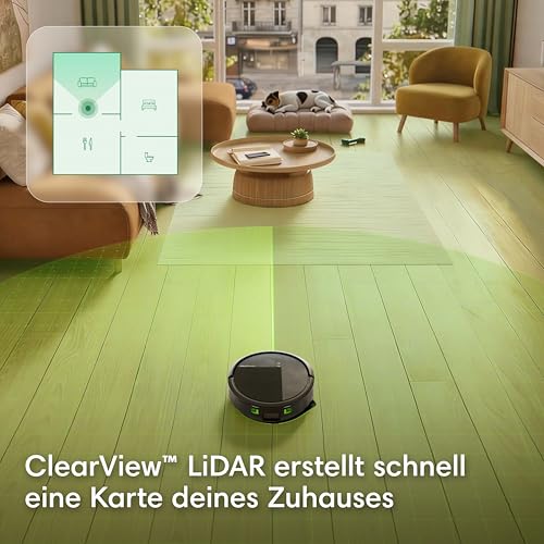 iRobot Roomba® 115 Combo Saug- und Wischroboter + AutoEmpty™ Dock, 15k Pa Saugleistung, Bürsten und Wischpad reichen… – Ansicht 6