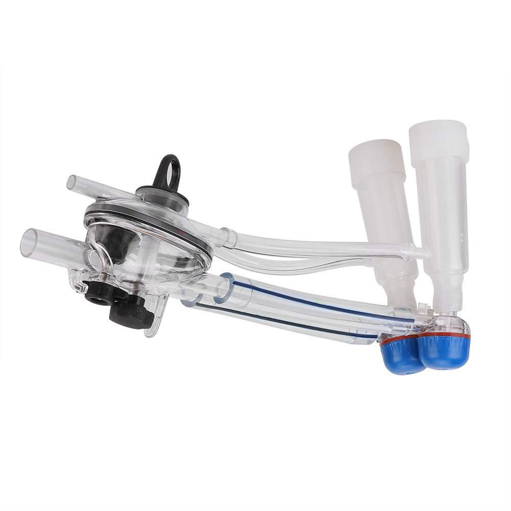 AMONIDA Juego de Máquina de Ordeño para Cabras para un Ordeño Eficiente con Succión Suave, Adecuado para Carro Móvil y Sala de, Material de Calidad Alimentaria, 38 X 20 Cm