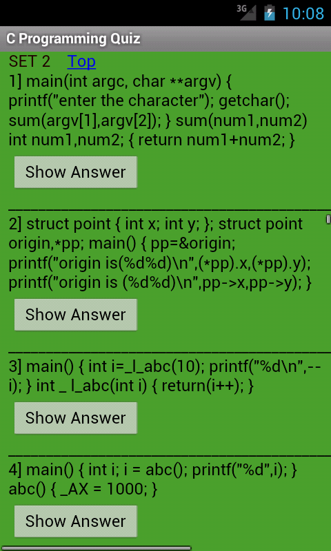 C Programming Quiz:Amazon.com:Appstore for Android
