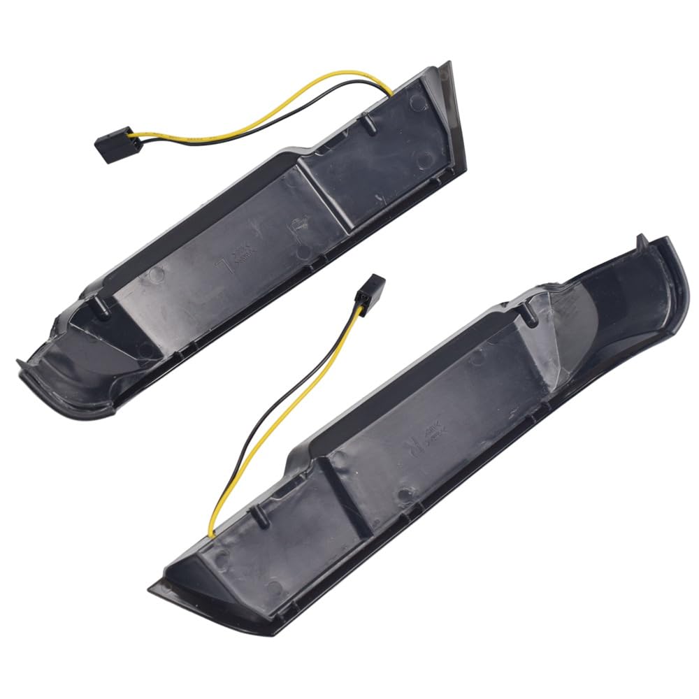 FUNFOB Intermitente Retrovisor Para VW Para Touareg I MK1 7L Para 2002-2006 Lámpara LED Señal Giro Dinámica Indicador Luz Espejo Lateral Intermitente Lámpara Señal Giro