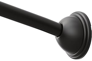 Moen Matte Black Curved Shower Curtain Rod