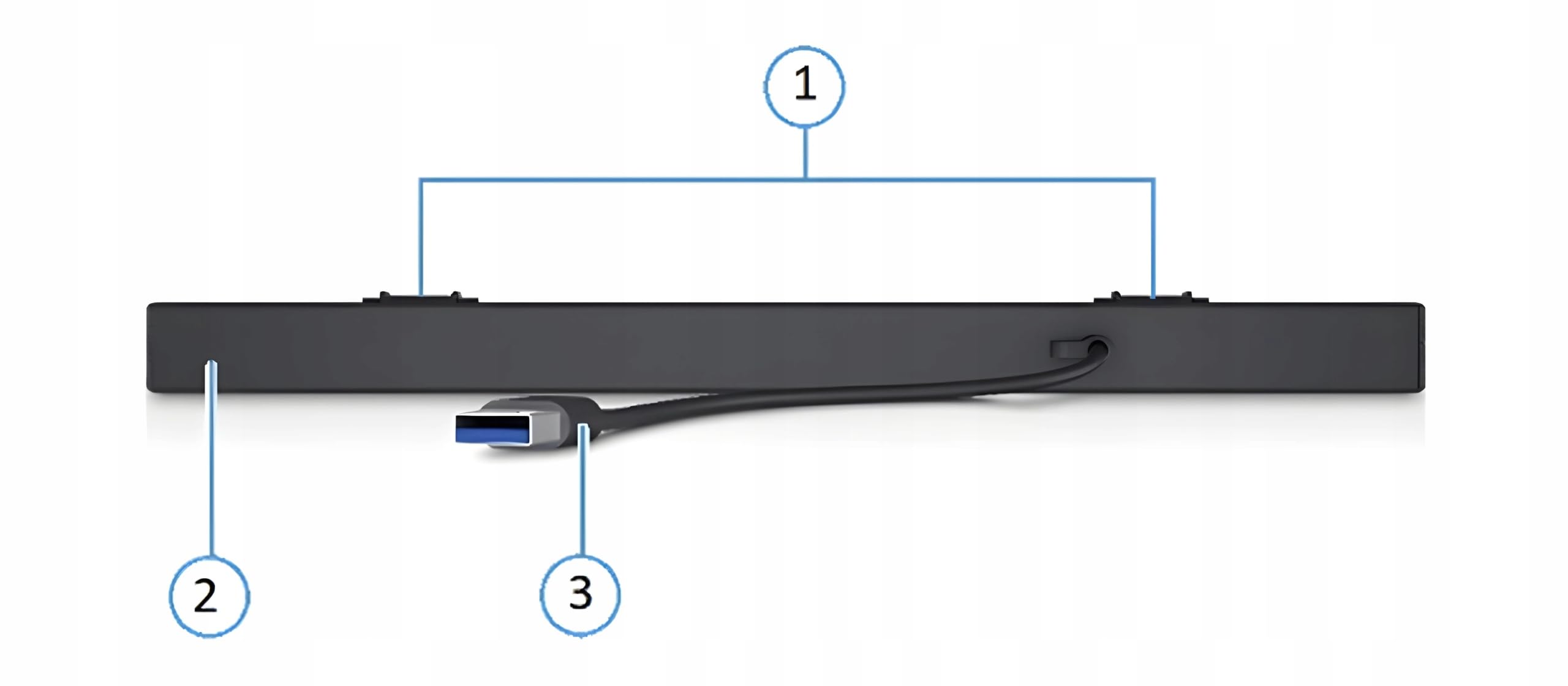 Amazon.co.jp: Dell スリム会議用サウンドバー マイク付き SB522A