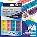 Monthly Pill Organizer - 28 Day Monthly Pill Planner to Separate Pills & Vitamins Week to Week, Travel Medication Reminder Daily Monday to Sunday Compartments