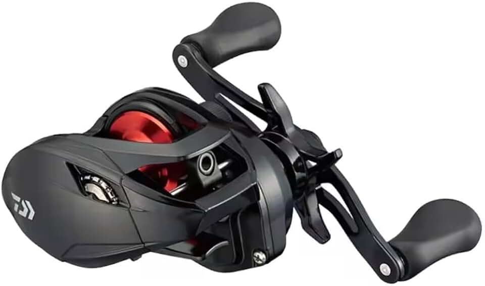 MEGA PESCA PR100C, Carretilha de Pesca Baitcasting, Perfil Baixo, Preto