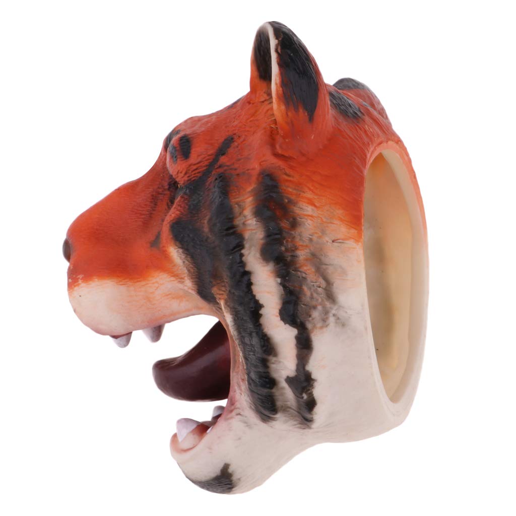 CLUB BOLLYWOOD® Vinyl Cartoon Animal Hand Puppet Kids Pretend Play Toy Party Favors Tiger,|Toys & Hobbies | Action Figures |1 Piece Animal Hand Puppet-image-12