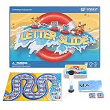 SimplyFun Letter Slide - Enhance Vocabulary and Language Skills with This Educational Game, Focused on Spelling, Consonants & Vowels, Fun for 2-4 Players, Ages 7 & Up