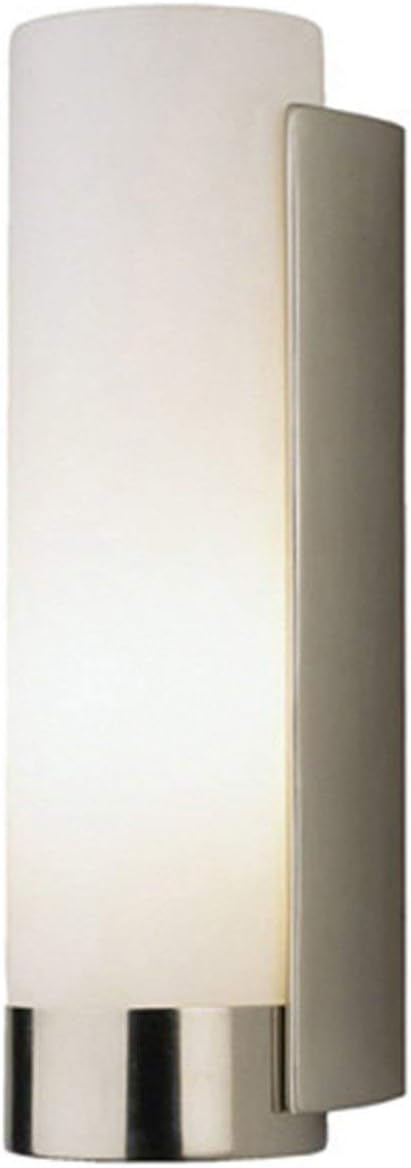 Robert Abbey B1310 Bathroom Fixtures with White Frosted Glass Shades, Antique Silver Finish